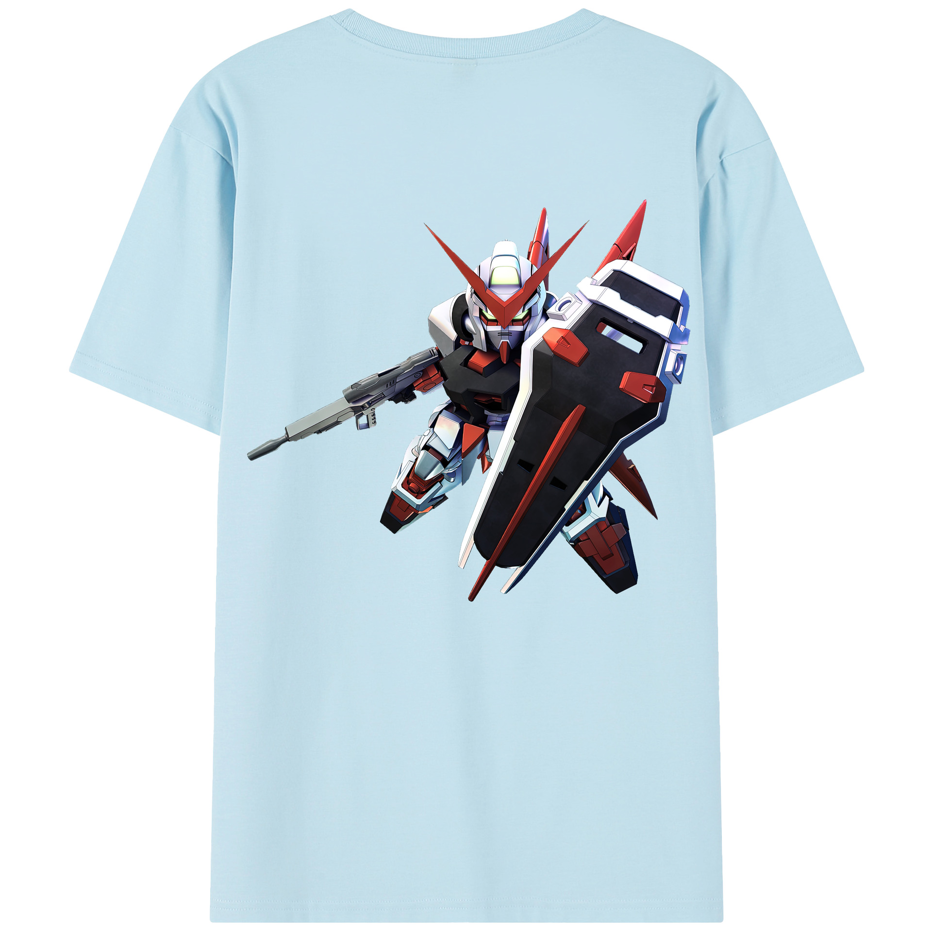 （画像用） 機動戦士ガンダム Mobile Suit Gundam 綿100％半袖Tシャツ（背面プリント）